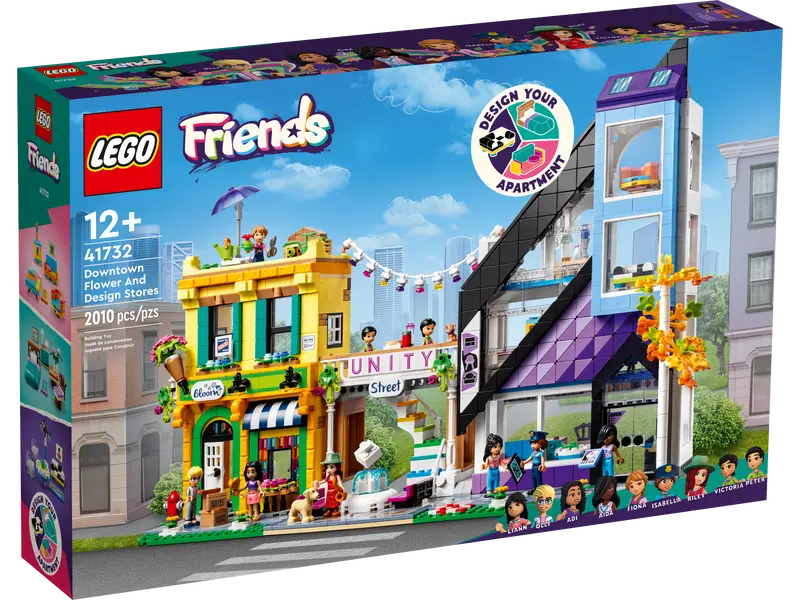 the LEGO Downtown Flower and Design Stores