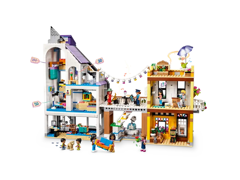 the LEGO Downtown Flower and Design Stores