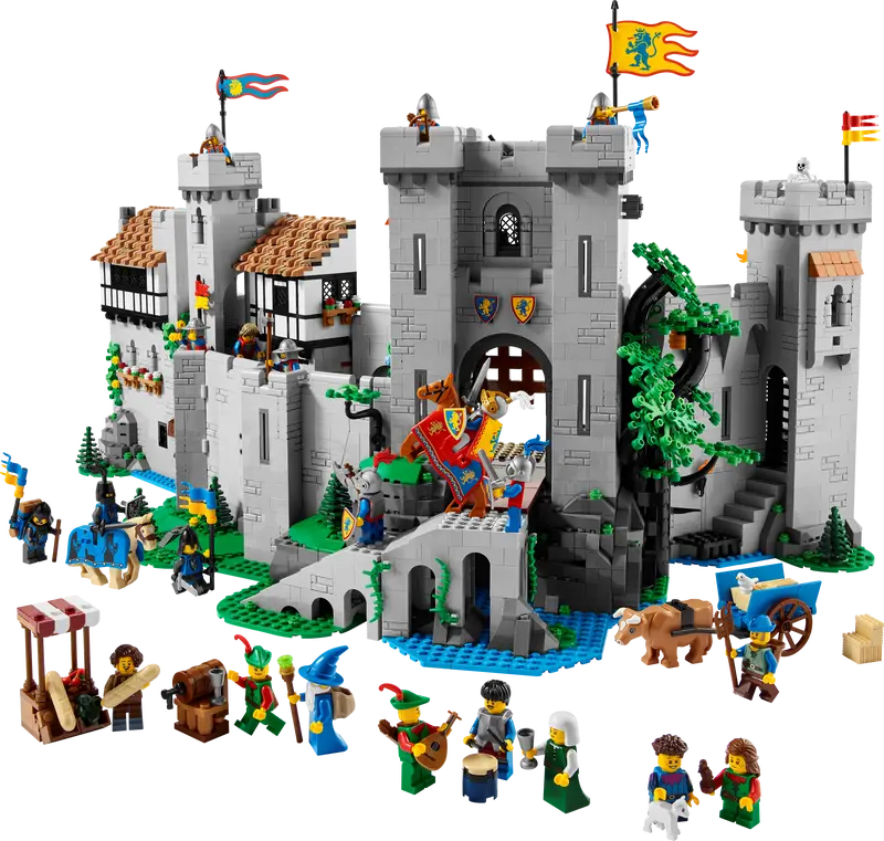 the LEGO Lion Knights' Castle