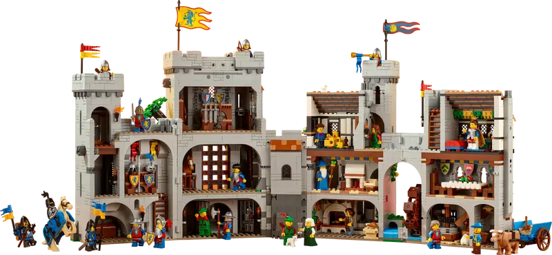 the LEGO Lion Knights' Castle