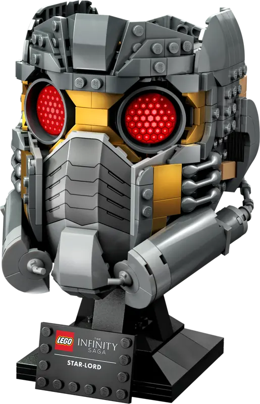 the LEGO Star-Lord's Helmet
