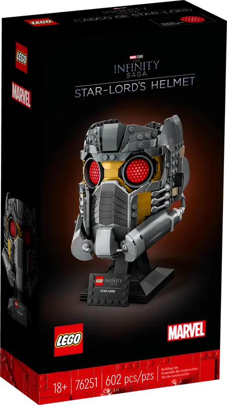 the LEGO Star-Lord's Helmet