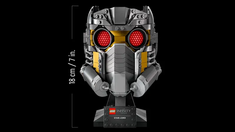 the LEGO Star-Lord's Helmet