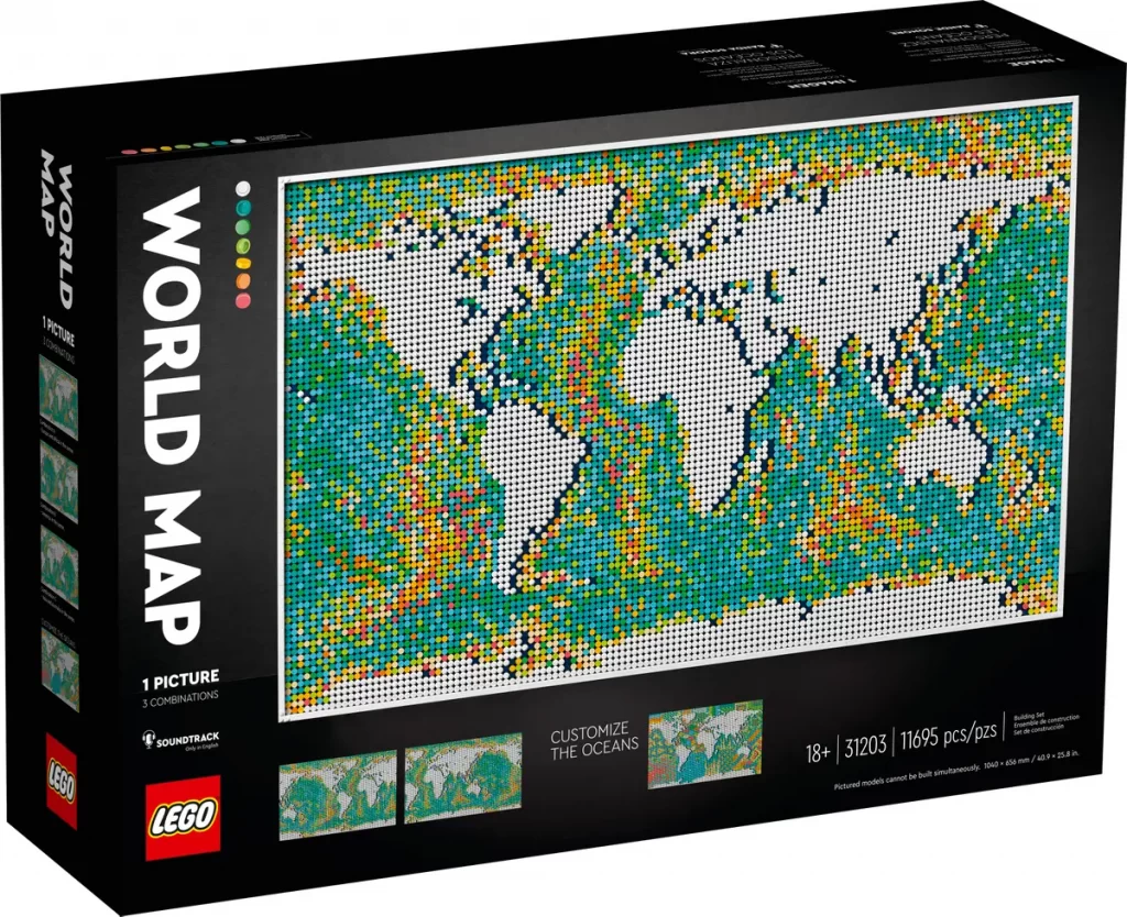 The LEGO World Map