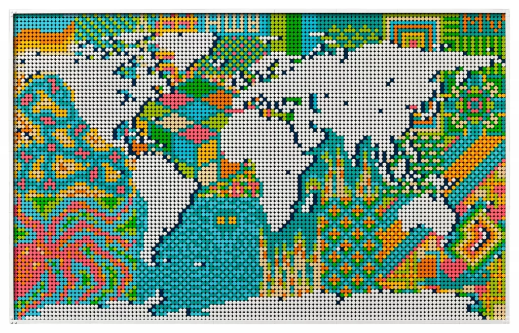 The LEGO World Map